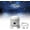 Snowflakes, variant on Dynamic Rotating Led Projector Light, 5d Holographic Ocean Wave Night Light with Adjustable Brightness, Multi-Angle Base, Ceiling Mood Lamp for Bedroom Home Theater (Christmas,USB-Powered)