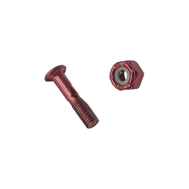 Tornillo para monopatín Naiovety tornillos de montaje de puente Longboard de acero inoxidable Rojo OD022035-03