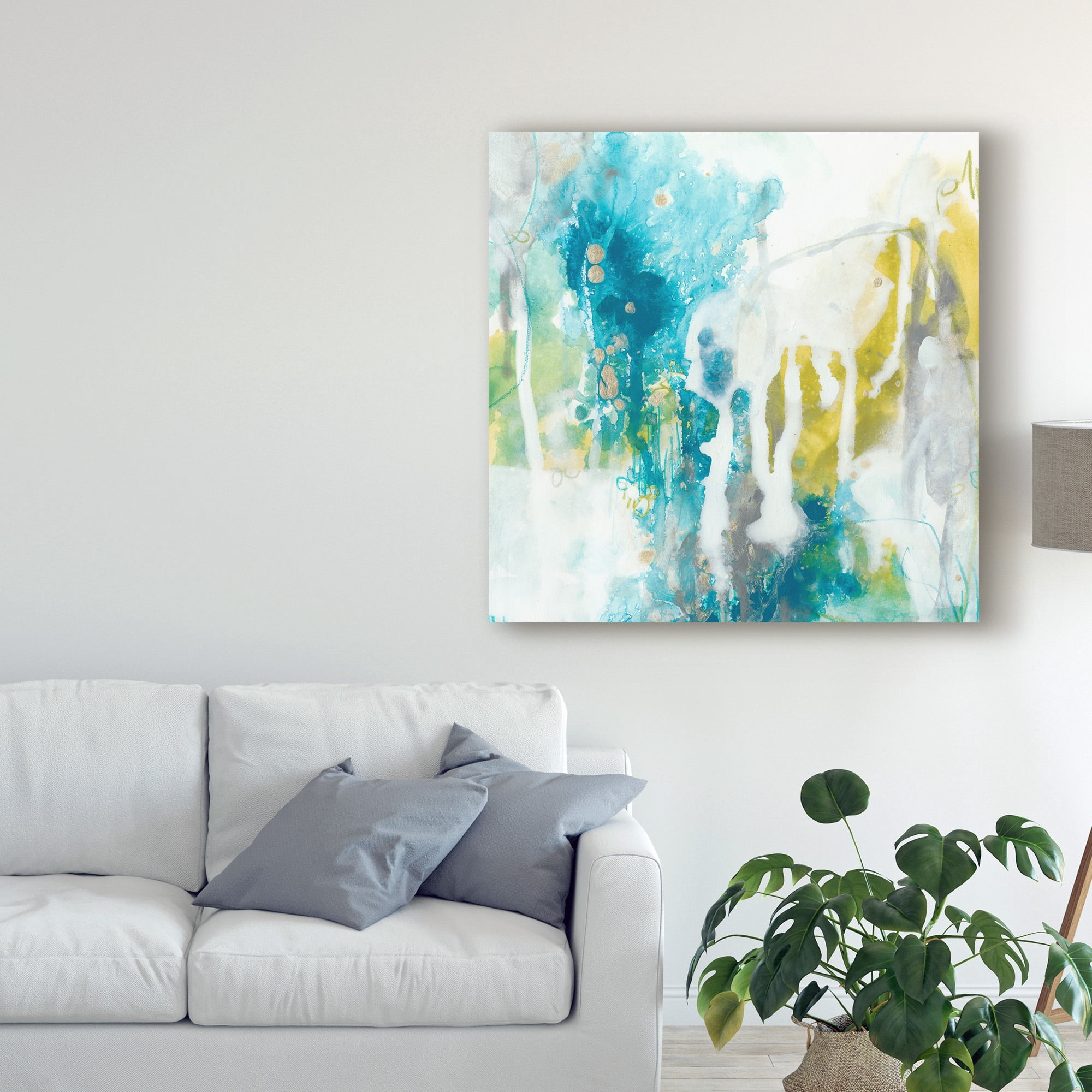 Trademark Fine Art 'Aquatic Atmosphere I' Canvas Art by June Erica Vess