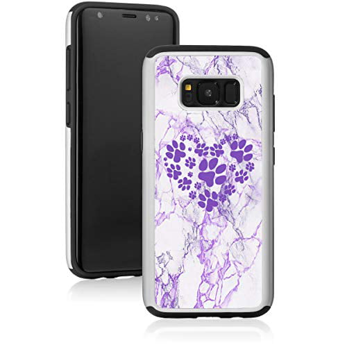 Marble Shockproof Impact Hard Soft Case Cover for Samsung Galaxy Heart