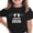 Black, variant on SYMOID Girls T-Shirt Big Sister Heartbeat Footprint Mama 2026 Red Polyester Spandex Short Sleeve New Kids Announcement Shirt,Size 3-4T