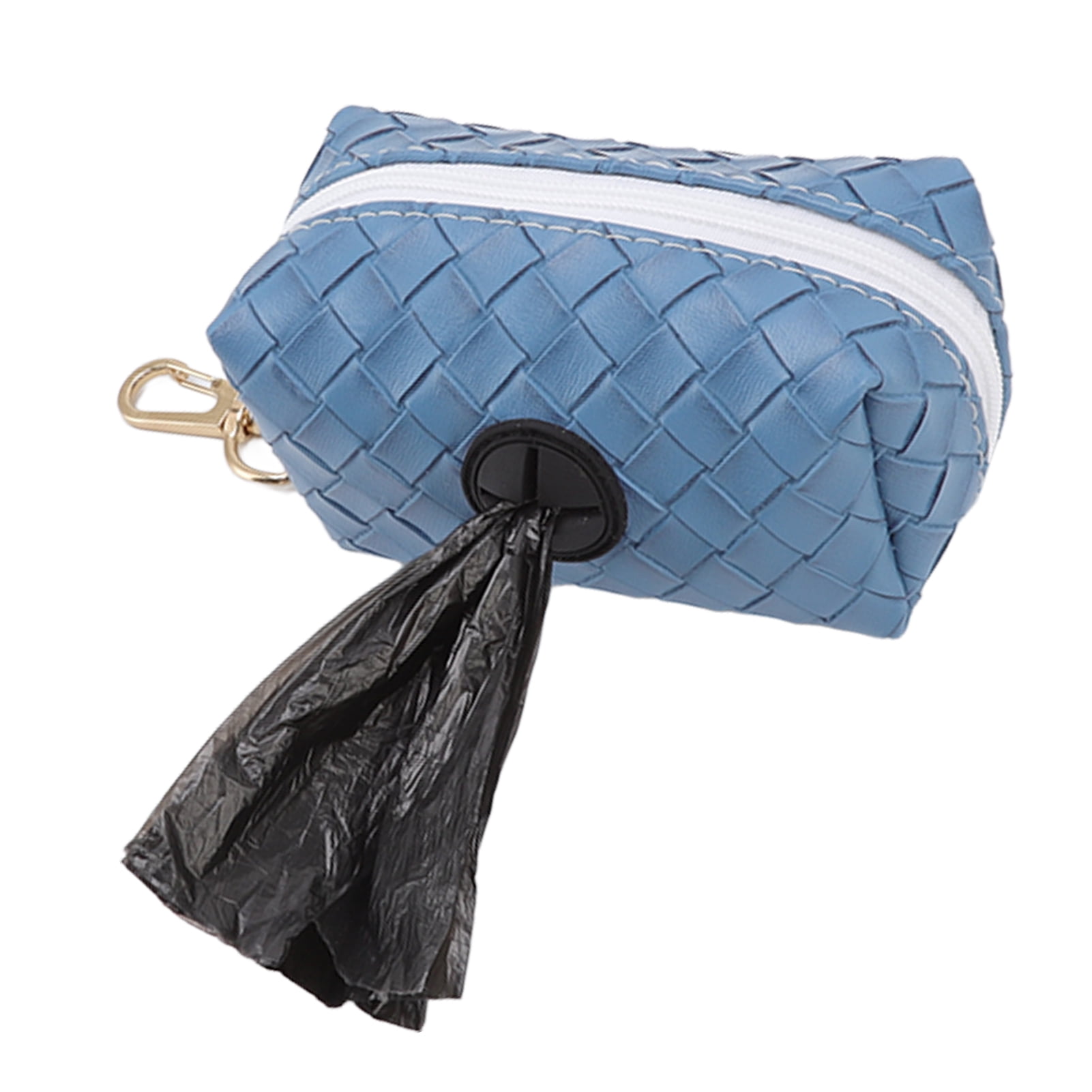 Dog Garbage Bag Dispenser, Matte Large Capacity Zipper Poop Bag Holder