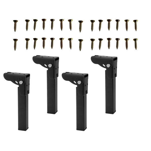 4 patas de mesa plegables para muebles, patas de repuesto para mesa de centro DIY 300MM