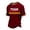 Wine, variant on Soccer Cup 2026 Jersey for Men, Crew Neck Short Sleeve Team Deutschland Tee with Flag Trim & Stripes - Lightweight Breathable Mesh Fan Top for Match Day Army Green L