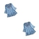 thumbnail image 4 of Camisa de Moda para Mujer Sonducket Vintage de Fibra Azul S, 4 of 6