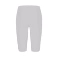 thumbnail image 4 of Women's Yoga Capri Leggings High Waist Stretch Knee Length Capris Workout Athletic Pants for Gym Gray XXXL, 4 of 5