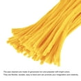 thumbnail image 4 of Uxcell 30cm/12 inch Pipe Cleaners Chenille Stems for DIY Art Crafts Golden Yellow 100 Pack, 4 of 6