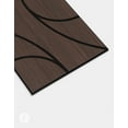 thumbnail image 6 of WVH Walnut Whirl Geometric Wood Veneer Acoustic Felt Backing Wall & Ceiling Panels | 4 Pack (Each Tile 47.24" x 11.81) | Decorative Sound-Absorbing Solution for Homes, Offices, and Studios, 6 of 9
