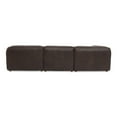 thumbnail image 2 of Moe's Home Collection Form Modular Sectional Leather Brown, 2 of 4