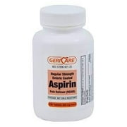Gericare Enteric Coated Aspirin Tablets, 325 mg, 100 Count