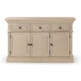 thumbnail image 3 of Maven Lane Theo Buffet Traditionnel en Bois Finition Blanc Vieilli, 3 of 8