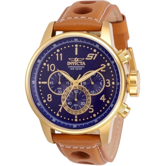 Invicta 30917 S1 Rally 46MM Men's Brown Leather Watch