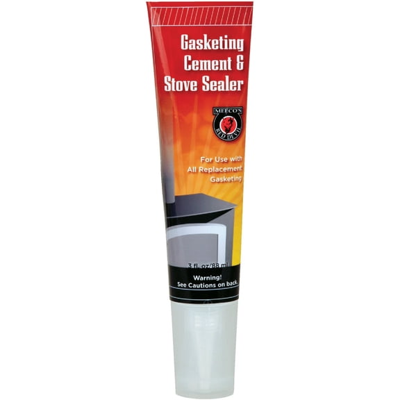 Meeco Red Devil TB27, Cement Sodium Silicate, Black Gasket and Stove Sealer Industrial Sealant