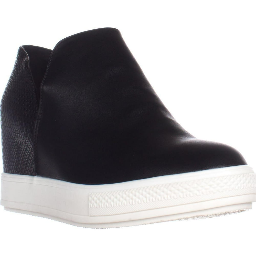 WANTED Womens Wanted Adiron High Top Slip On Wedge Fashion Sneakers