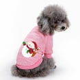 thumbnail image 4 of SPRING PARK Pet Dog Christmas Patterns Clothes Knitwear Dog Sweatshirt Soft Thickening Warm Pup Dogs Shirt Winter Puppy Sweater for Dogs, 4 of 6