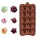 thumbnail image 2 of Moldes de Silicona para Chocolate (6 unidades), Diseño de Corazones, Estrellas, Girasoles, Conchas Marinas, Moldes de Silicona para Hornear Tartas, Caramelos Duros y Blandos,, 2 of 4