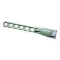 thumbnail image 1 of Fiudx Percha Portátil, Diseño Sin Perforaciones de 8 Agujeros, Plástico Duradero, Longitud Ajustable, Fácil Instalación con Rosca, Ideal para Interiores y Viajes, 31,5 X 5 Cm., 1 of 2