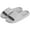 Gray, variant on BadPiggies Cloud Slide Sandal for Women and Men, Non Slip Shower Shoes House Bathroom Pillow Slippers