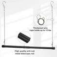 thumbnail image 4 of Closet Rod, 15-40 Inch Adjustable Hanging Organizer, 35 Inch Height Space-Saving Clothes Bar, 4 of 7
