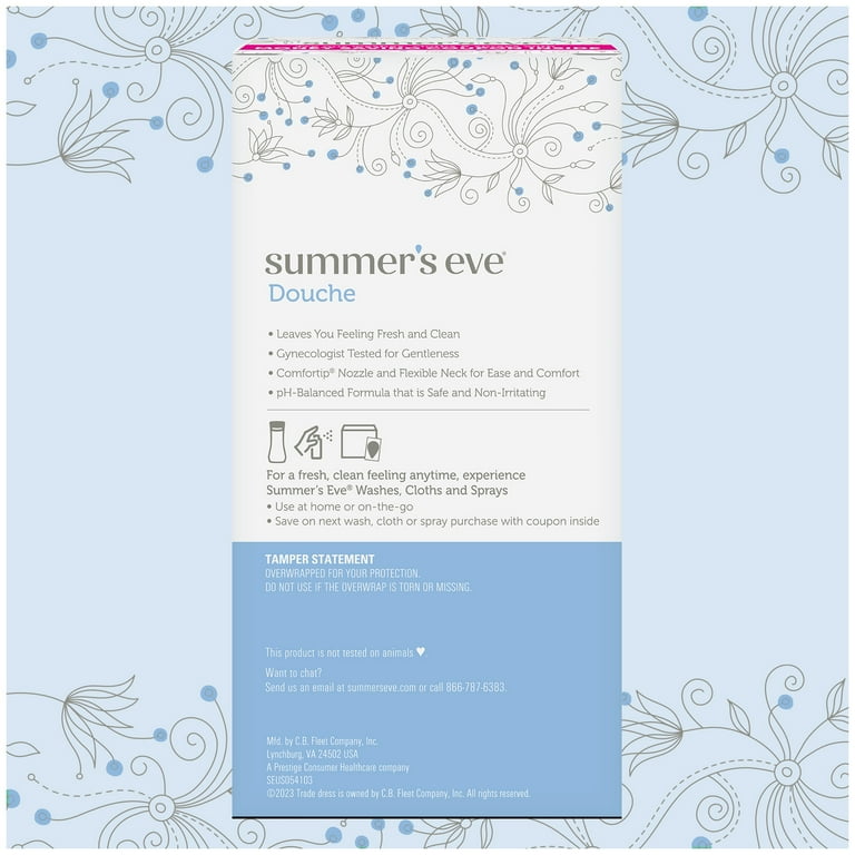 Summer's Eve Vaginal Douche Extra Cleansing Vinegar Water 4 Pack
