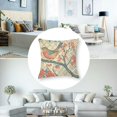 thumbnail image 5 of BANET East Throw Pillow Cover Set of 2, Japanese Nature Traditional Pattern Birds on Branches, Decorative Square Covers for Couch Bed &amp; Sofa, Salmon Pale Green Blue 18x18in, 5 of 7