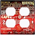 thumbnail image 4 of Metal Light Switch Plate Cover Cafe Diner Coffee Sign Red COF033, 4 of 13