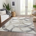 thumbnail image 6 of Addison Rugs Mayfield Premium Machine Washable Transitional Circles Ivory Rectangle Rug, 5' x 7'6", 6 of 6
