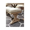 thumbnail image 5 of Signature Design by Ashley Casual Beachcroft Bench with Cushion  Beige, 5 of 6