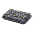 thumbnail image 4 of TISHITA Dried Fruit Plate Candy Nuts Dish with Lid Luxury Food Storage Box Appetizer Serving Tray Divided Serving Platter for Wedding gray 6 grids, 4 of 8