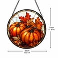 thumbnail image 2 of Pumpkin Tree Acrylic Suncatcher | Stained Glass Effect Window/Car Ornament, Indoor/Outdoor Decor A, 2 of 8
