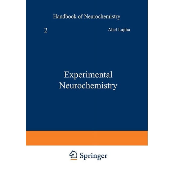 Experimental Neurochemistry, (Paperback)