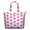 Pink Daisy Flower, variant on Pink Daisy Flower Polka Dots Pattern Travel Tote Bags for Women Carry On,Large Weekender Bags for Women Travel,Multi Functional Duffle Bag for Work,Shopping,Sports