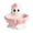 03# Ghost Candy Jar, variant on HOARBOEG 7.9x5.9 Inch Ghost Dog Acrylic Desk Ornament with Base, Cute Spooky Puppy Tabletop Sign, Clear Ghost Pet Decoration for Halloween Home Office Shelf, White