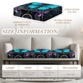 thumbnail image 4 of Xoenoiee Butterfly Flower Pattern Stretch Individual Chair Couch Cushion Cover Sofa Cushion Furniture Protector Sofa slipcover Soft Flexibility with Elastic Bottom, 4 of 7