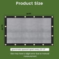 thumbnail image 2 of Tarp WindscreenSupplyCo, 2 m x 3 m, 60-70%, malla de sombra negra, 2 of 6