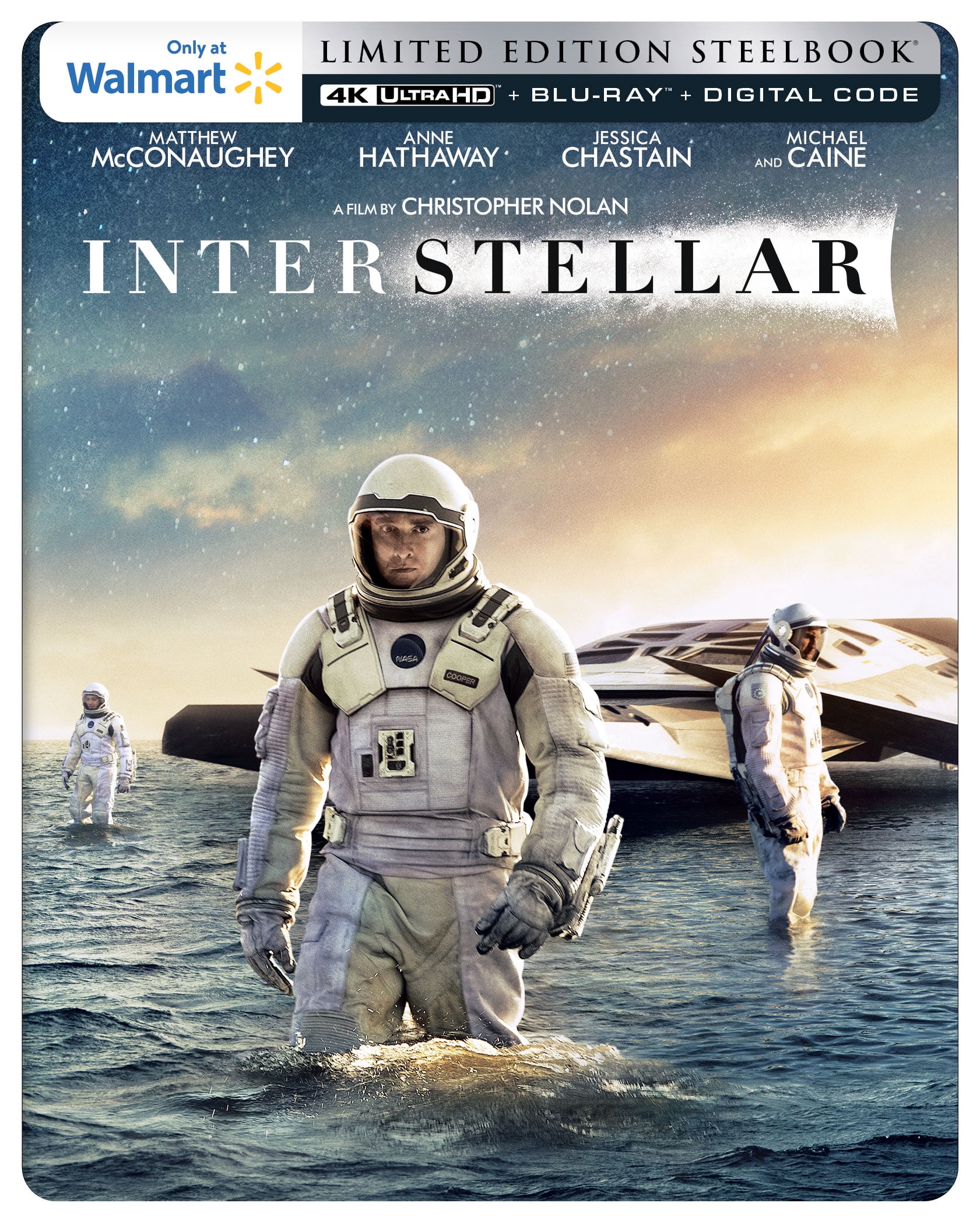 Interstellar (Steelbook) (Walmart Exclusive) (4K Ultra HD + Blu-ray + Digital Copy)