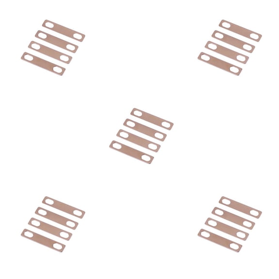 Advancent 4 Pieces Brass Neck Wedges Metal Shims Instrument Gasket Heightening Replacement Accessories Connection 0.2mm 0.5mm Adjust Parts Type2 NO2 Advancent CBP470908