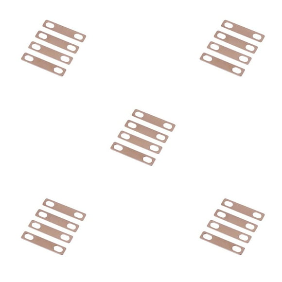 Advancent 4 Pieces Brass Neck Wedges Metal Shims Instrument Gasket Heightening Replacement Accessories Connection 0.2mm 0.5mm Adjust Parts Type2 NO2 Advancent CBP470908