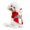 Red, variant on Santa Claus Christmas Dog Hooded Coat, Warm Thick Fleece Pet Sweater, Funny Holiday Cosplay Outfit for Small Puppies & Cats