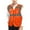 Neon Orange, variant on GOGO 5 Pockets High Visibility Safety Vest with Reflective Strips, Working Uniform Vest-NEON LIME-L