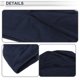thumbnail image 5 of Gorra de ciclismo Unique Bargains, absorbente de sudor y humedad, forro de casco transpirable, tela de malla de seda helada, color marino, 29x42.5cm, 1 Pcs, 5 of 7
