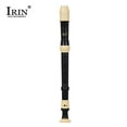 thumbnail image 1 of IRIN Flûte à Bec Soprano en ABS 8 Trous Style Baroque Instrument à Bec Amovible avec Repose-Doigts et Sac de Transport Instrument à Vent pour Salle de Classe Noir, 1 of 8