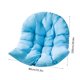 thumbnail image 3 of Cojín para silla colgante con respaldo | Cojín de asiento desmontable y lavable para uso en interiores y exteriores, 3 of 3