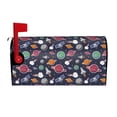 thumbnail image 2 of Lsque Rocket Satellite Mailbox Cover Standard Size ,Magnetic Mailbox Covers Post Wraps Letter Box Cover -21x18 in, 2 of 9