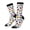 3 Black, variant on Colorful Numbers Print Adult Socks for Men & Women,Calf Socks, Ankle Socks,Boots Socks,Breathable Casual Sock,Unisex Crew Socks