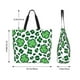 thumbnail image 5 of Fotbe Leopard print St. Patrick's Day Bolsa Tote Estética de Lona con Estampado para Mujer - Bolsa Reutilizable de Hombro Casual para Vacaciones, Compras, Trabajo y Gimnasio, 5 of 8
