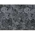 thumbnail image 2 of Zelouf Rose Print Roller Glitter Tulle  , Sewing, DIY, Crafts Fabric by the Yard, Very White, 7 Yard, 2 of 2