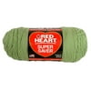 Red Heart Super Saver Jumbo Yarn, Frosty Green, Acrylic, 396g, Green