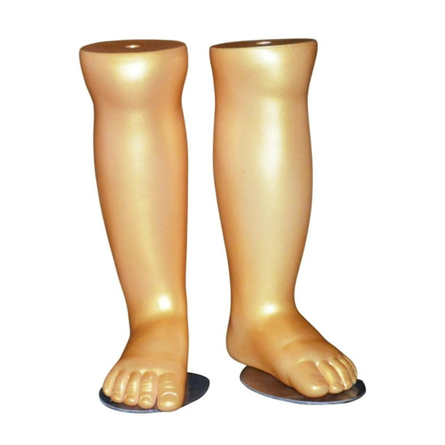 Modelo de pie para niños Modelo de soporte de calcetín Versátil maniquí piernas calcetines herramienta de visualización para tienda de zapatos