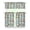 White-269, variant on Kids Cartoon Car Kitchen Curtains Tier and Valance Set, Truck Tractor Excavator Fire Truck Construction Vehicle Pattern, Rod Pocket Window Curtain Set for Nursery or Playroom